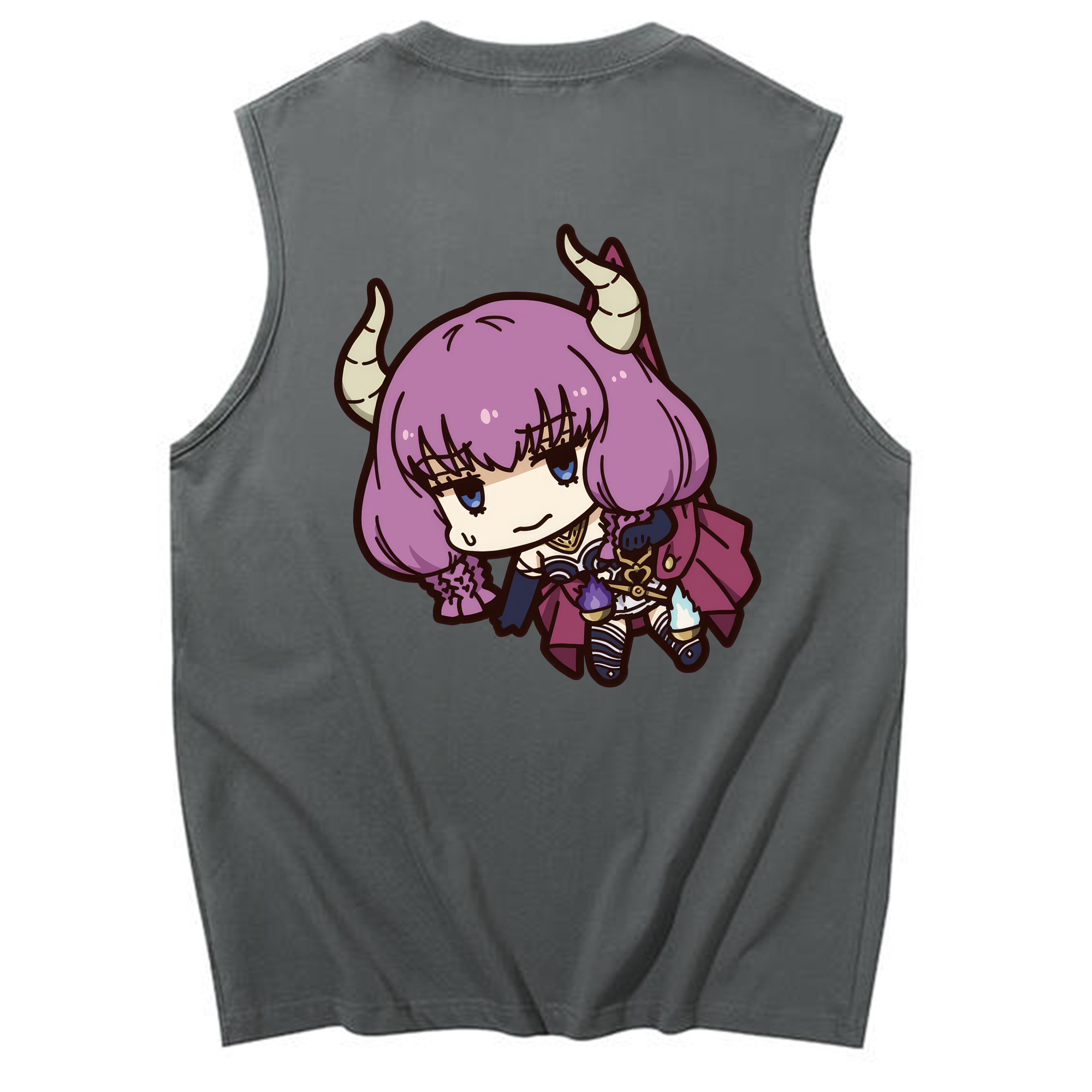 （画像用） 葬送のフリーレン Frieren コットン100％タンクトップ（背面プリント）